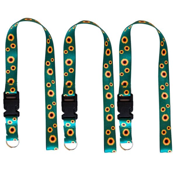 Cordão de Pescoço Girassol - fecho engate rápido