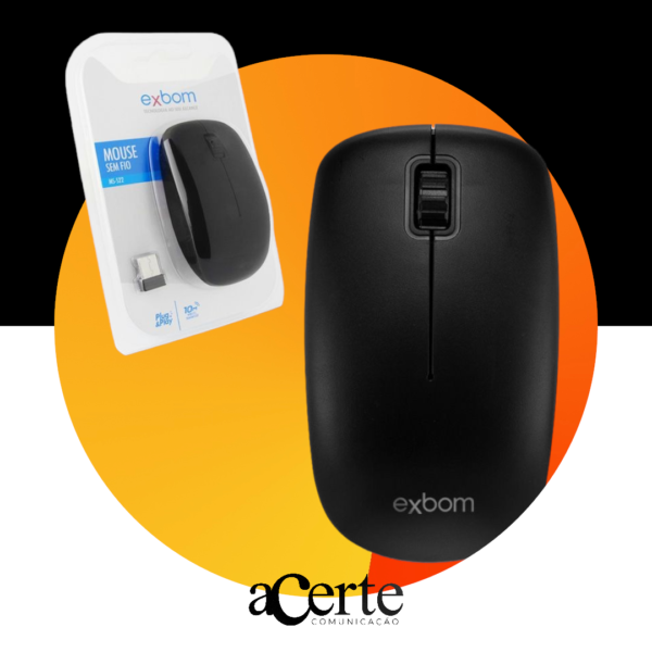 Mouse SEM FIO MS-S22 2.4Ghz Studio